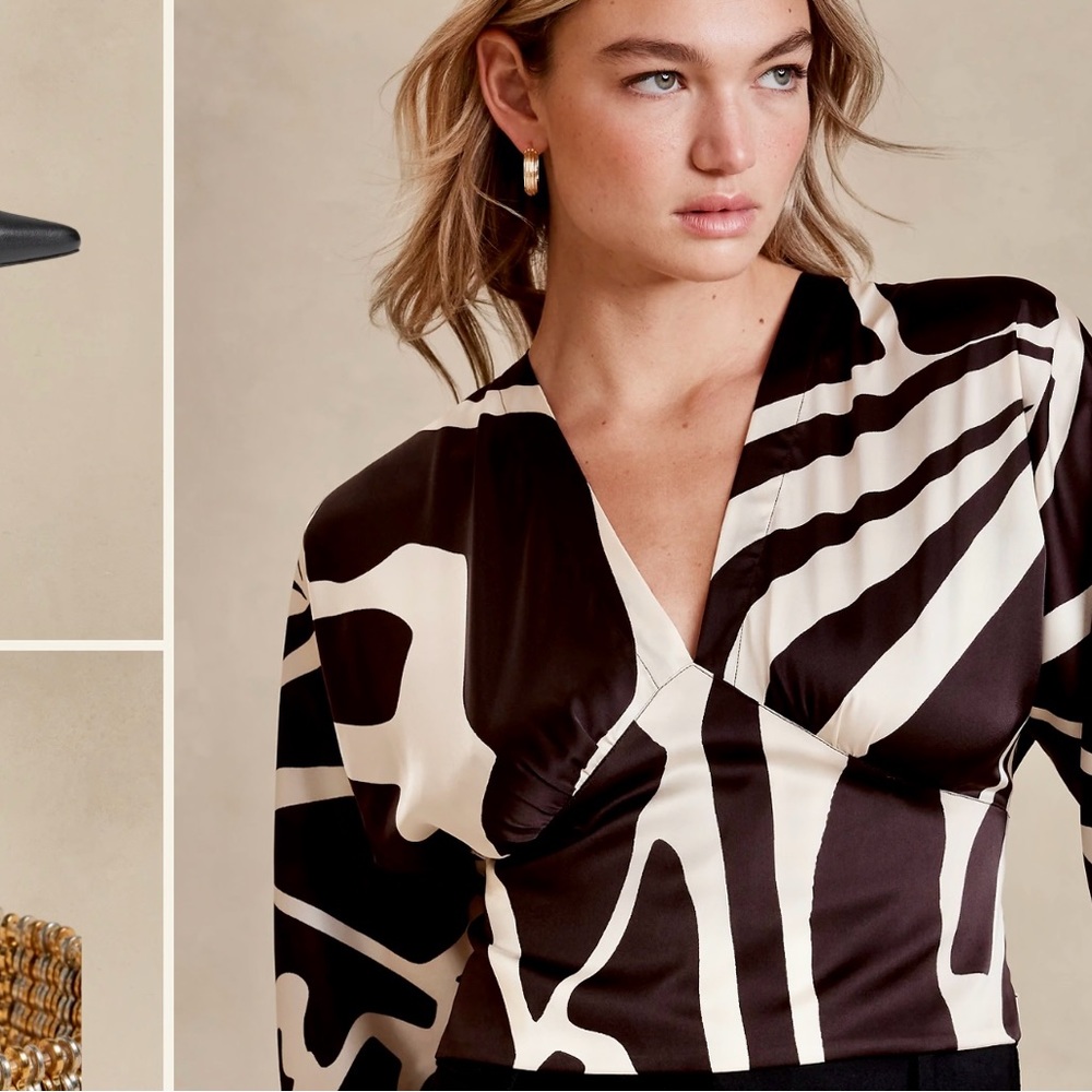 Cropped Blousant - Sleeve Blouse